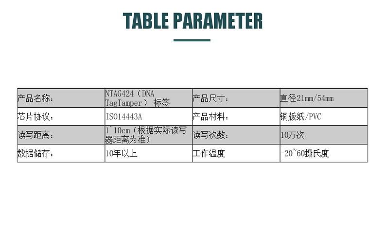 NTAG424,NTAG424 DNA TT,NFC动态防伪标签,NFC标签厂家