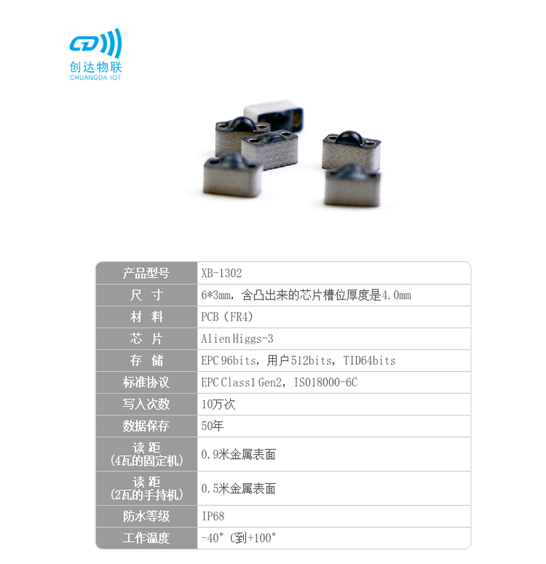 迷你PCB工具柜RFID抗金属标签