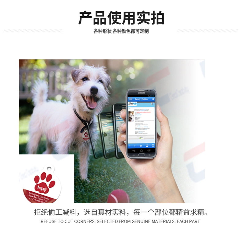 NFC狗骨头铭牌