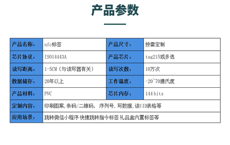 NFC微信跳转小程序标签