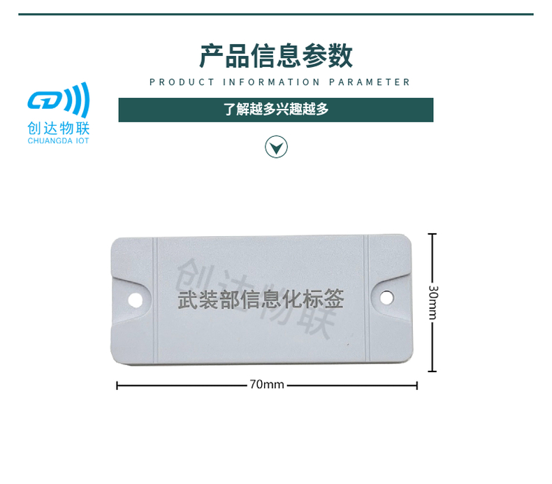 国军标ABS部队RFID电子标签
